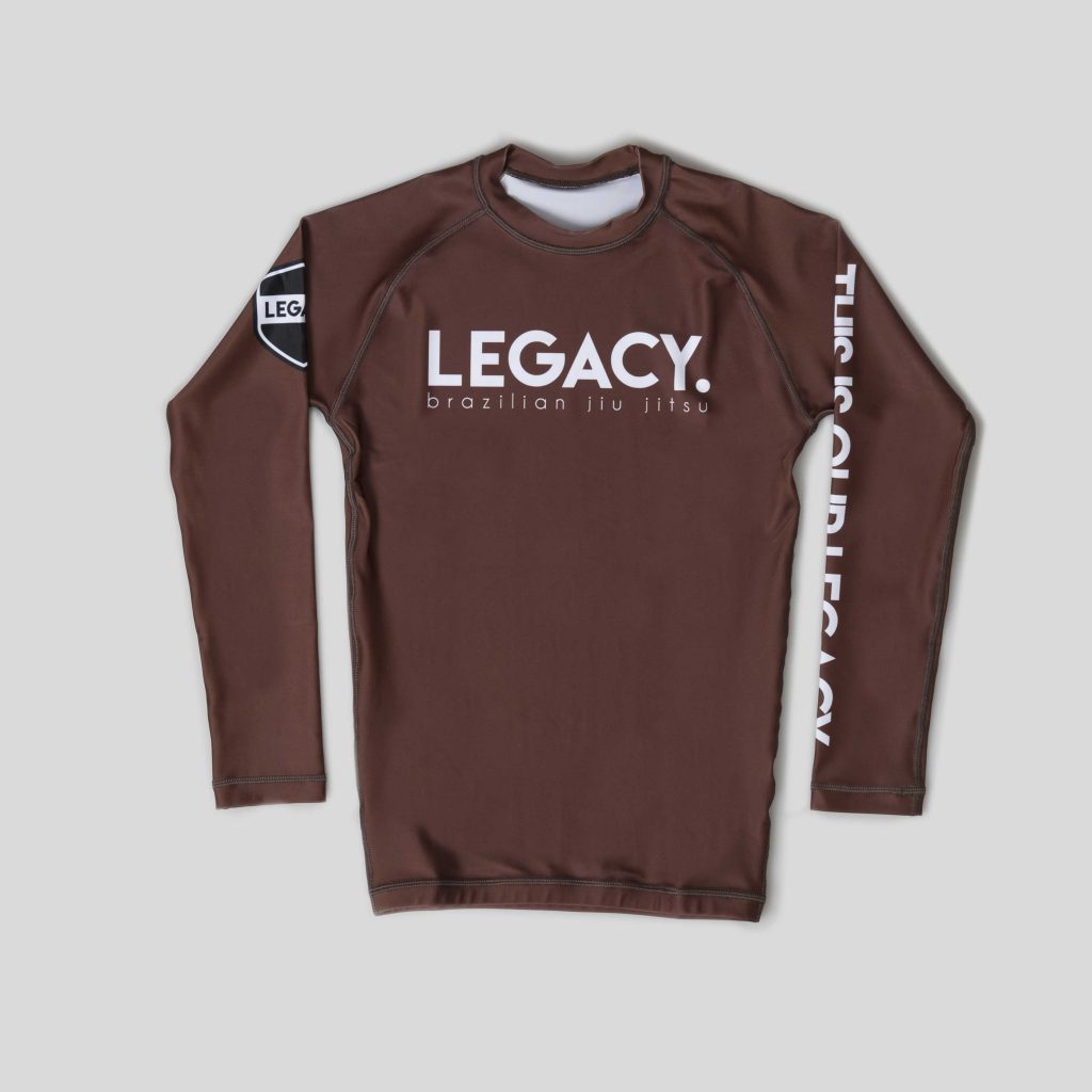 Rashguard Long Sleeve - Brown, L