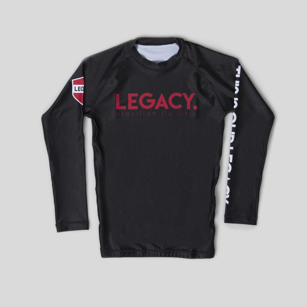Rashguard Long Sleeve - Black, XS
